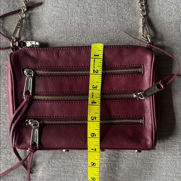Rebecca Minkoff Red Crossbody Chain Purse Bag - Picture 12 of 13